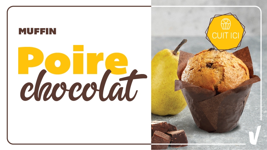 muffin-poire-chocolat_ Muffin poire chocolat